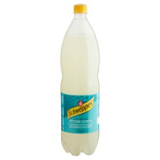 Schweppes Bitter Lemon Carbonated Soft Drink with Sugar and Sweeteners 1,5 l