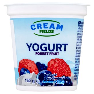 Cream Fields zsírszegény, élőflórás, erdei gyümölcs ízű joghurt 150 g