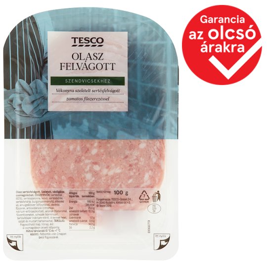 Tesco olasz felvágott 100 g