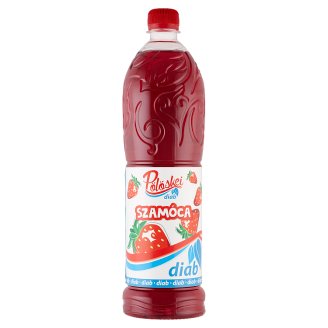 Pölöskei Diab szamóca ízű szörp édesítőszerekkel 1 l