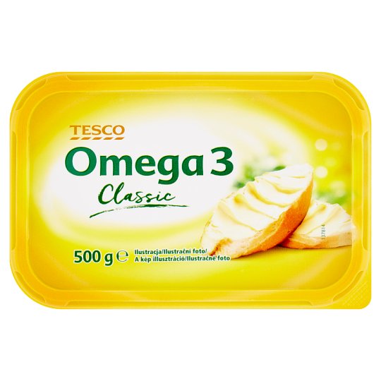 Tesco Omega 3 Classic 50% zsírtartalmú margarin 500 g