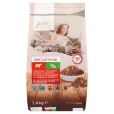 Tesco Pet Specialist Dry Cat Food for Adult Cats with Beef and Vegetables 1,4 kg