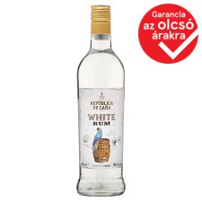 República de Caña White rum 38% 700 ml