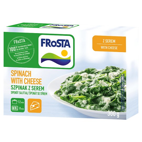 FRoSTA gyorsfagyasztott spenót sajtszósszal 300 g