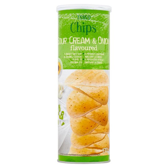 Tesco tejföl és hagyma ízű burgonyasnack 170 g