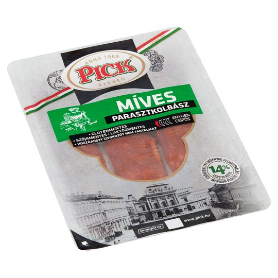 PICK Míves szeletelt parasztkolbász 70 g