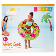 Intex Wet Set Collection tropikus gyümölcsös nagyméretű felfújható gyűrű 1,07 m