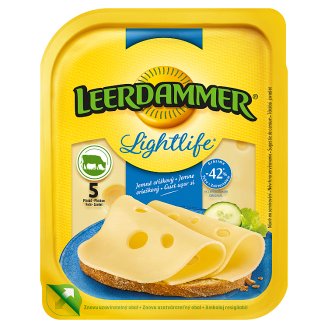Leerdammer Lightlife félzsíros félkemény, szeletelt sajt 100 g