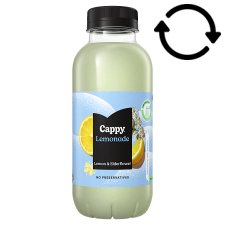 Cappy Lemonade Non-Carbonated Elderflower Flavoured Lemonade with Sugar and Sweeteners 400 ml