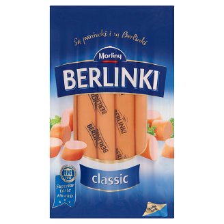 Morliny Berlinki Classic füstölt, főtt sertésvirsli 250 g