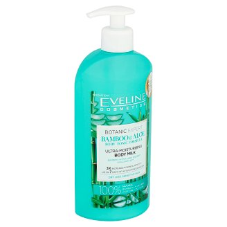 Eveline Cosmetics Botanic Expert ultra-hidratáló testápoló tej bambusz és aloe kivonattal 350 ml