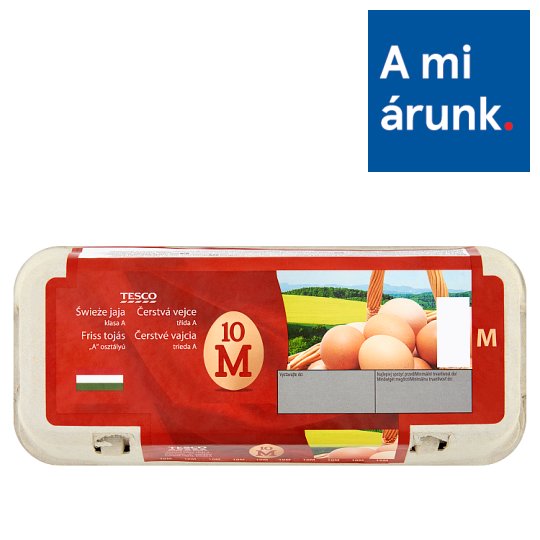 Tesco "A" osztályú friss tojás M 10 db