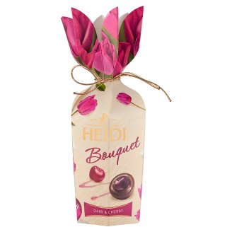 Heidi Bouquet étcsokoládé desszert kakaókrémmel töltve kandírozott cseresznyével 120 g