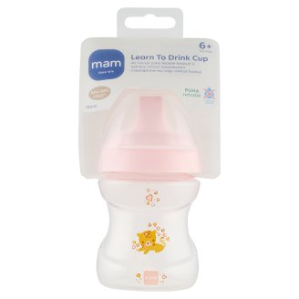 MAM 190 ml-es ivástanuló pohár csepegésmentes szeleppel 6+ hónap