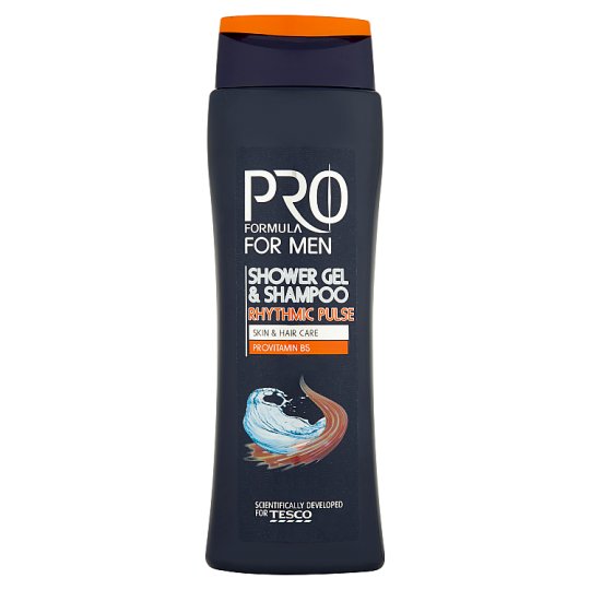 Tesco Pro Formula for Men Rhythmic Pulse tusfürdő & sampon 400 ml