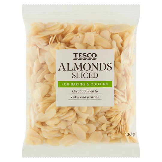 Tesco Blanched Sliced Almonds 100 g Tesco Online, Tesco From Home