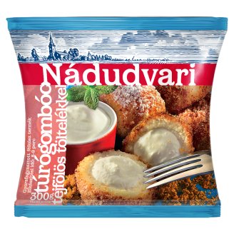 Nádudvari gyorsfagyasztott túrógombóc tejfölös töltelékkel 300 g