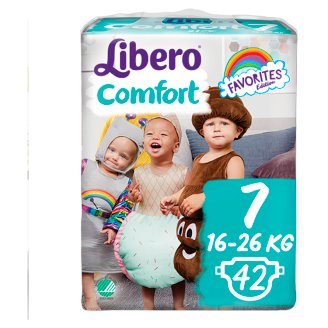 Libero Comfort 7 16-26 kg prémium pelenkanadrág 42 db