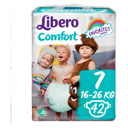 Libero Comfort 7 16-26 kg prémium pelenkanadrág 42 db