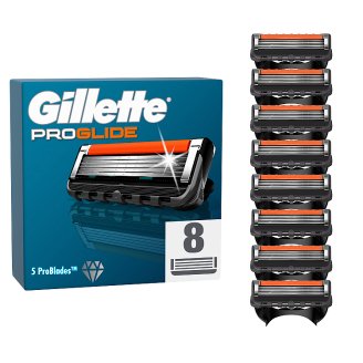 Gillette Fusion5 ProGlide Férfi Borotvához, 8 db Pótfej