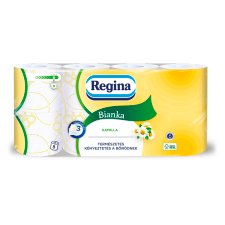 Regina Bianka Kamilla toalettpapír 3 rétegű 8 tekercs