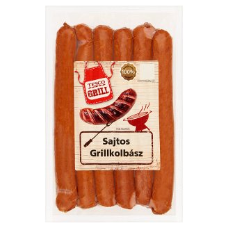 Tesco sajtos grillkolbász 400 g