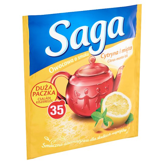 Saga citrus-menta ízű gyümölcstea 35 filter