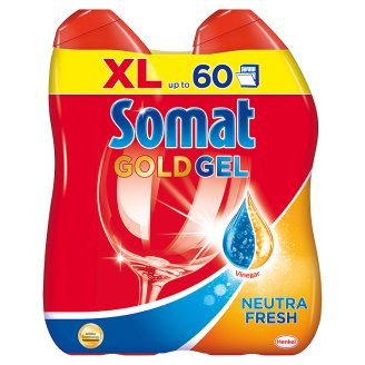 Somat Gold Gel Neutra Fresh Auto Dishwashing Gel 2 x 600 ml