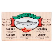 Atlantik Sardine in Tomato Sauce with Chili 125 g