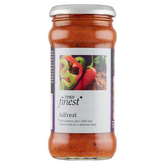 Tesco Finest Jalfrezi csípős paradicsomos szósz paprikával, chilivel és köménymaggal 350 g
