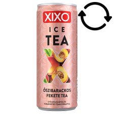 XIXO Ice Tea Peach Iced Tea with Fruit Juice and Natural Tea Extract 250 ml