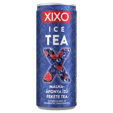 XIXO Ice Tea málna-áfonya ízű fekete tea 250 ml
