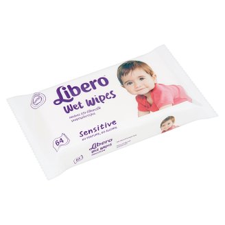 Libero Sensitive nedves törlőkendők érzékeny bőrre 64 db