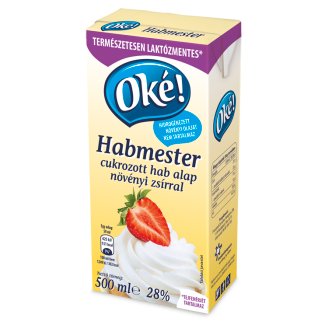 Oké! Habmester UHT cukrozott hab alap 25% 500 ml