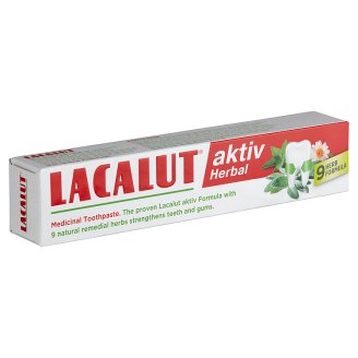Lacalut aktiv herbal fogkrém 75 ml