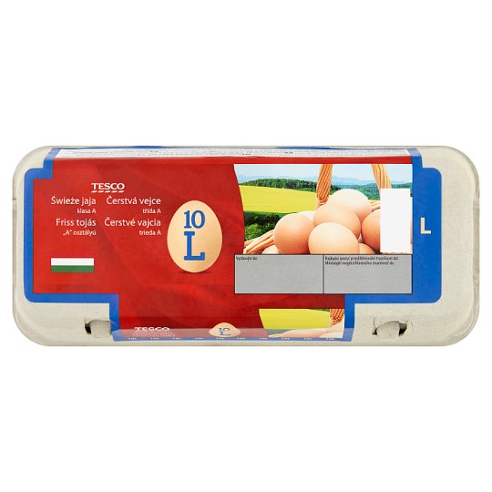 Tesco "A" osztályú friss tojás L 10 db