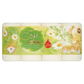 Tesco Soft Luxury kamillás toalett papír 4 rétegű 8 tekercs