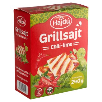 Hajdú chili & fokhagyma ízű grillsajt 240 g