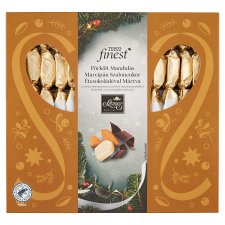 Tesco Finest Christmas Candy with Roasted Almond Marzipan Dipped in Dark Chocolate 300 g