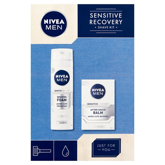 NIVEA MEN Sensitive Recovery Shave Kit ajándékcsomag