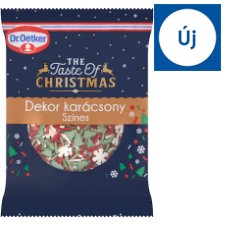 Dr. Oetker The Taste of Christmas Dekor Karácsony színes cukor keverék 20 g