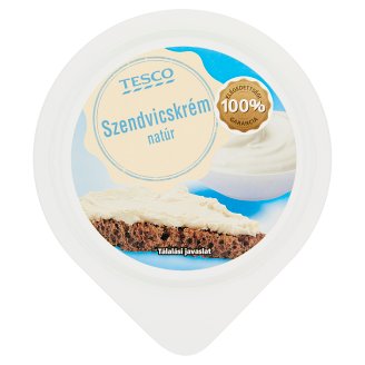 Tesco natúr tejszínes szendvicskrém 150 g