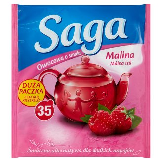 Saga málna ízű gyümölcstea 35 filter