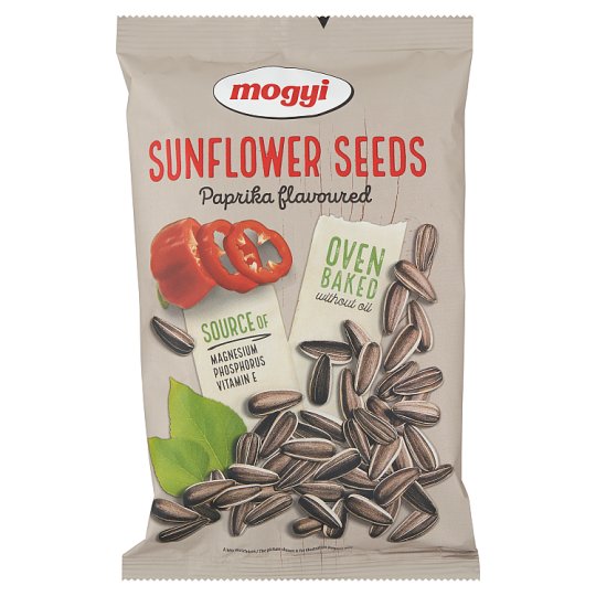 Mogyi Roasted. Salted Sunflower Seeds with Red Paprika Flavour 140 g