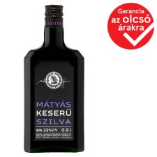 Mátyás keserű szilva likőr 33% 0,5l