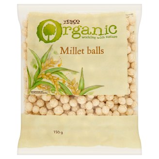Tesco BIO enyhén sózott, gluténmentes, extrudált kölesgolyó 150 g