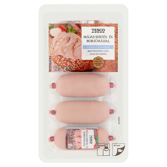 Tesco Pork and Veal Liver Pate 5 x 25 g (125 g) Tesco Online, Tesco