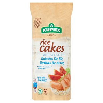 Kupiec gluténmentes puffasztott rizskeksz tengeri sóval 120 g