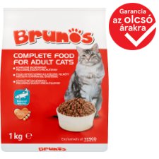 Brunos Complete Food for Adult Cats with Fish Flavour 1 kg