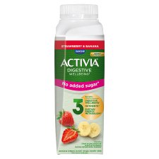 Danone Activia banán-és eperízű sovány fermentált tejtermék 250 g